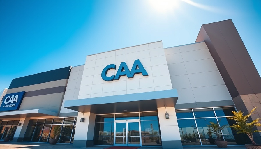 CAA Benefits for Travelers Without Cars - CAA office building exterior.