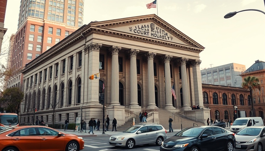 United States Courthouse, site for Tornado Cash Trial in cryptocurrency regulation.