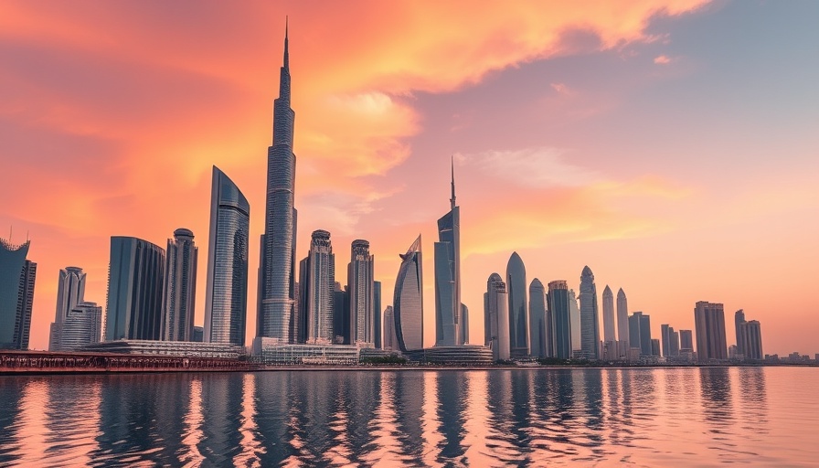 Doha skyline at sunset, a must-see for Things to Do in Doha Qatar.