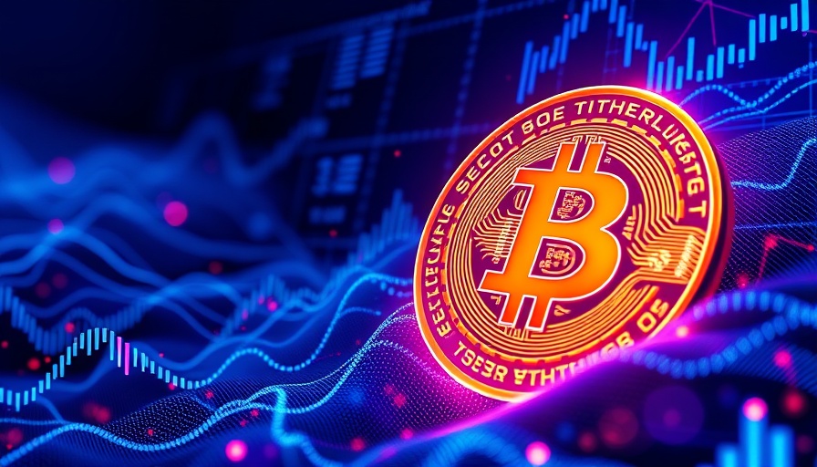 Futuristic illustration of $140M in crypto donations with Bitcoin and Ethereum symbols.