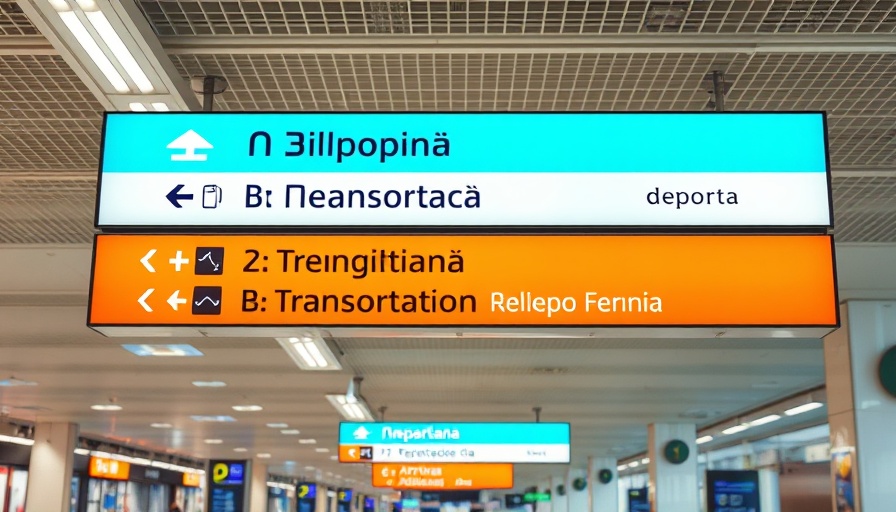 Airport sign in Greece; Balkans travel guide.