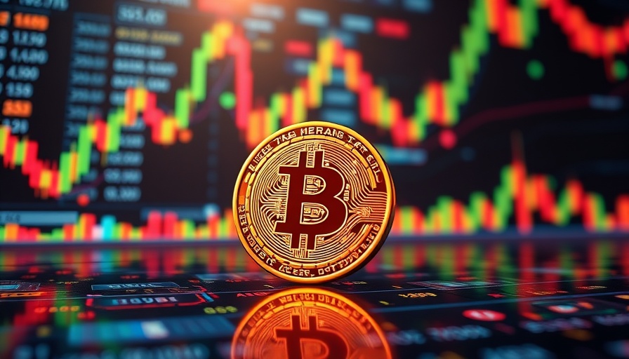 Cryptocurrency market visualization with Bitcoin and trading charts, reflecting whale accumulation and Uniswap activity.