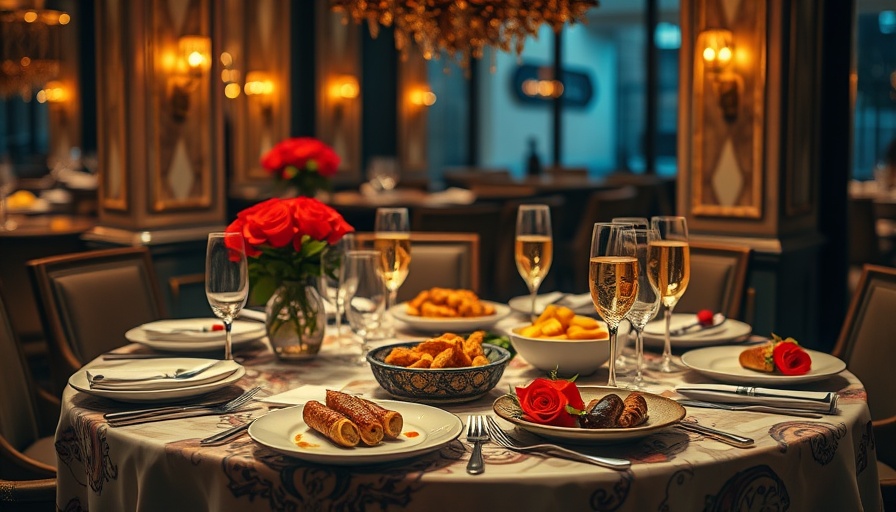 Michelin-recommended dining in Cebu, exquisite table setup.