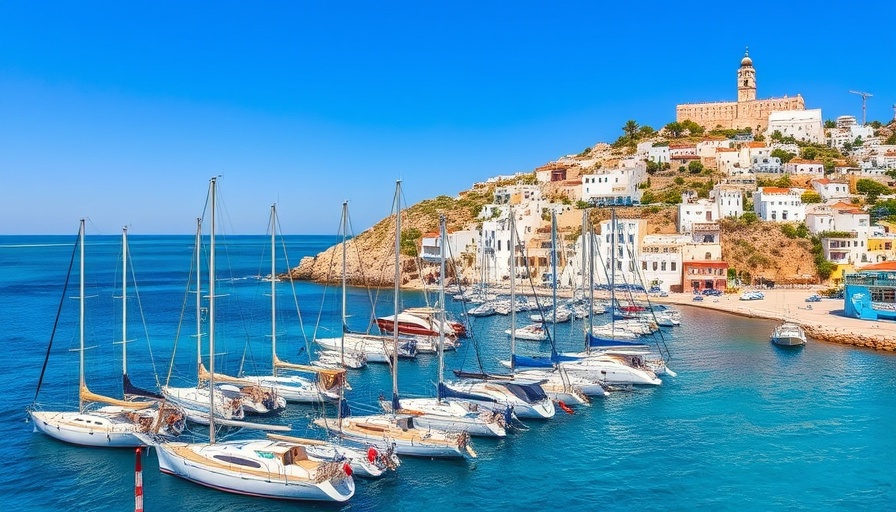 Ibiza harbor scene with sailboats, perfect for a 7-day Spain itinerary.