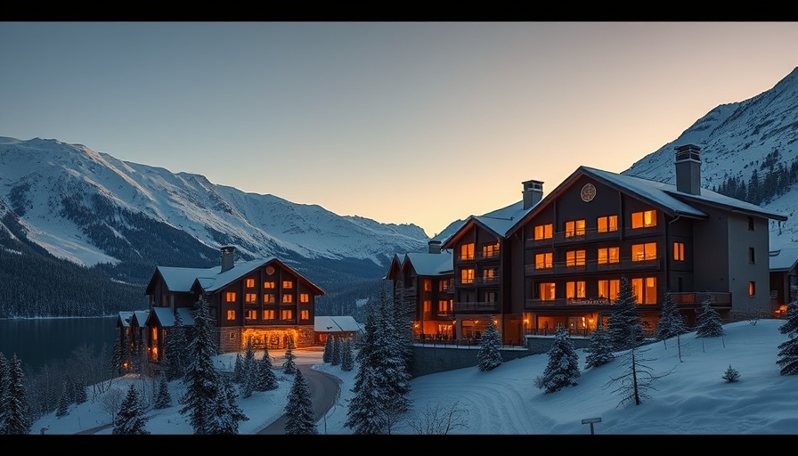 GHA Discovery double D$ promotion at mountain resort with snow.