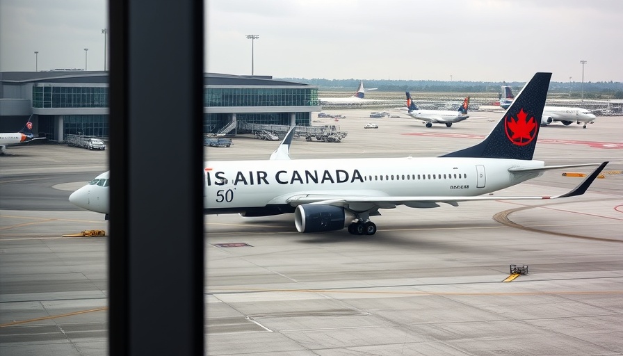 Air Canada plane on tarmac, revenue-based points earning context.