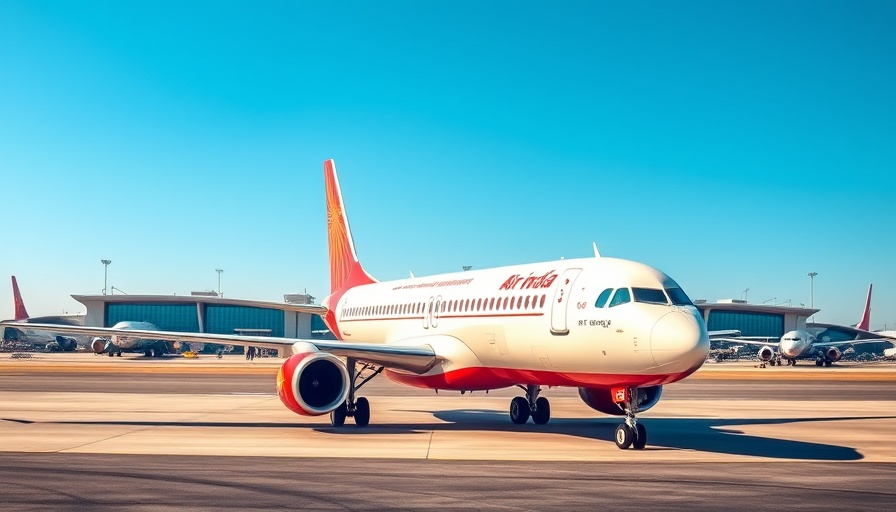 Air India aircraft on runway showing maintenance strategy