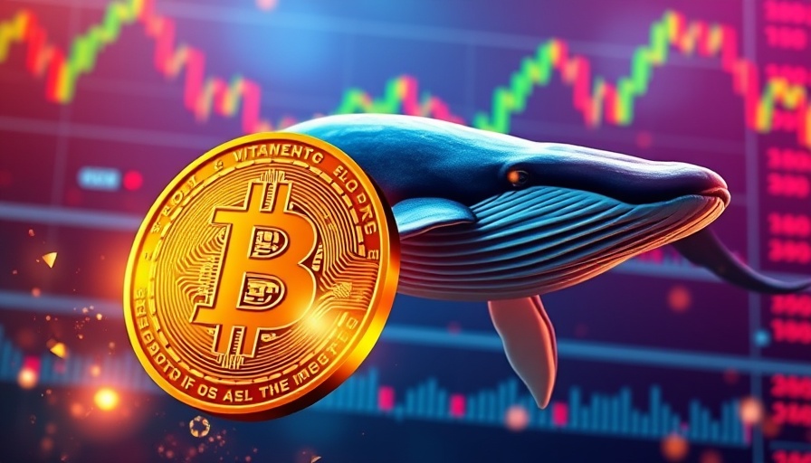 BlockchainFX crypto presale ad featuring whale and coin.