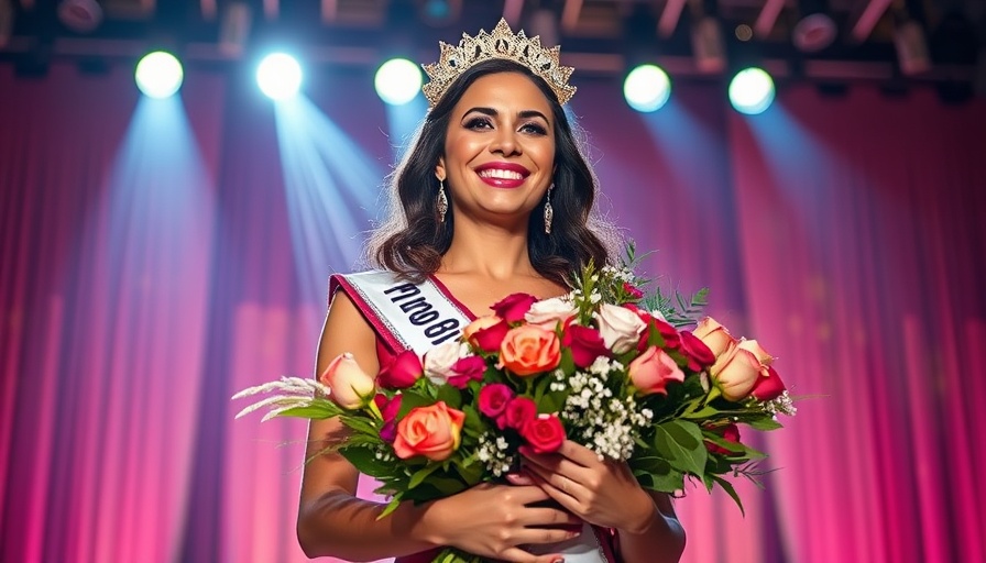 Miss Philippines Earth 2025 Joy Barcoma crowned in pageant setting.