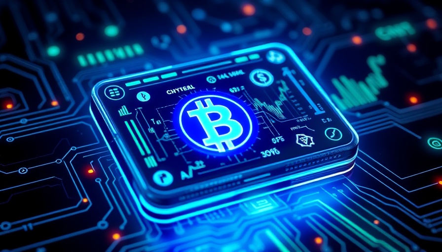 Futuristic digital wallet with crypto symbols, crypto will explode in 2025.