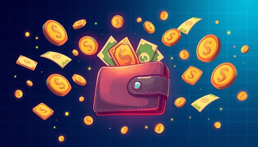 Vibrant digital wallet with currency symbols; Cold Wallet ROI.