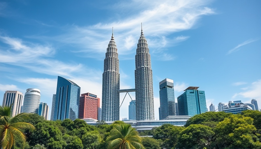 Skyline of Kuala Lumpur with Petronas Towers, ideal for exploring things to do in Kuala Lumpur with kids.