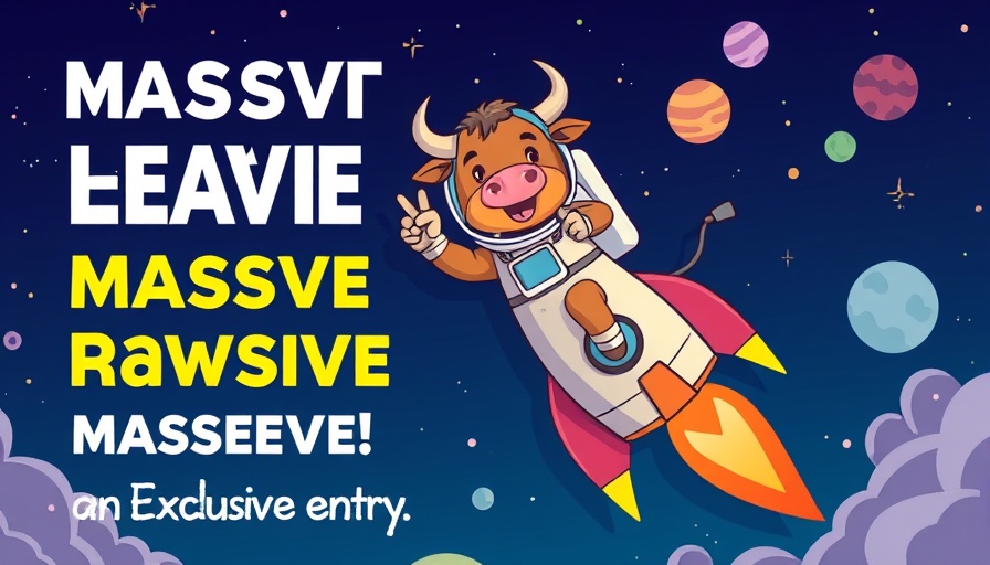 MoonBull Whitelist promotion with cartoon bull astronaut in space