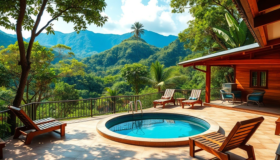 Relaxing view from one of the Best Hostels and Ecolodges in Minca.