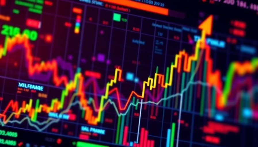 EchoStar’s stock surge illustrated on digital chart.