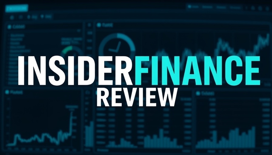 Bold text 'INSIDERFINANCE REVIEW' on sleek dashboard background.
