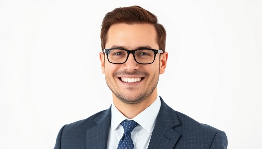 Portrait of a smiling professional man in business attire.