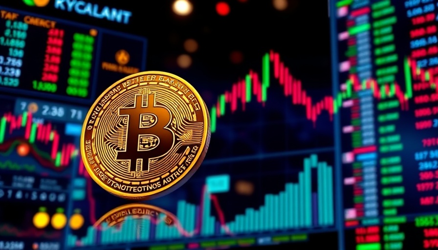 Dynamic digital trading scene with cryptocurrency charts and coins, ATOM Price Prediction.