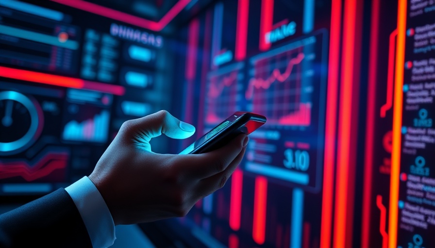 Berkshire Hathaway Stock Strategy data analysis on a smartphone.