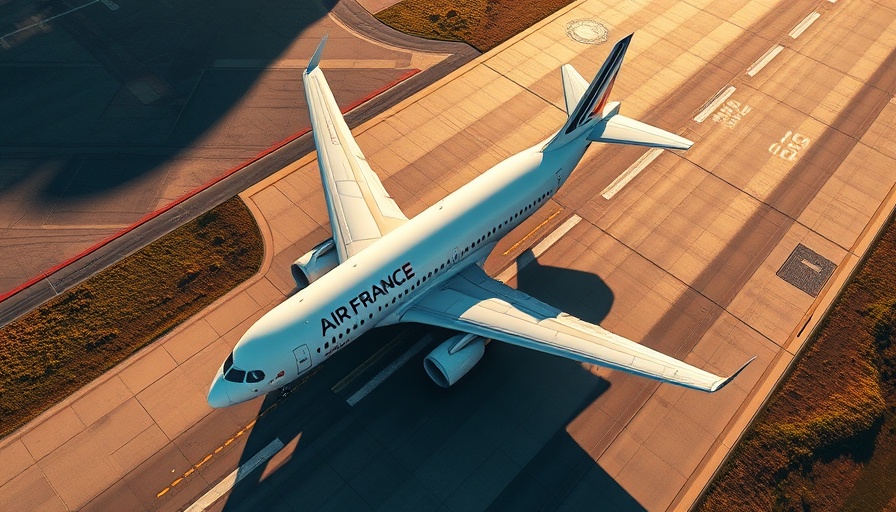 Air France plane taxiing on runway - Air France KLM Promo Rewards