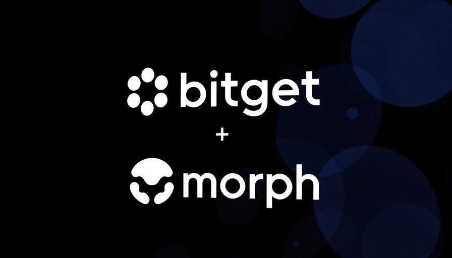 Bitget Token on Morph logos with overlapping circles.