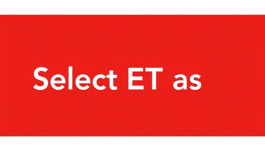 Red banner with 'Select ET as' text and logo.
