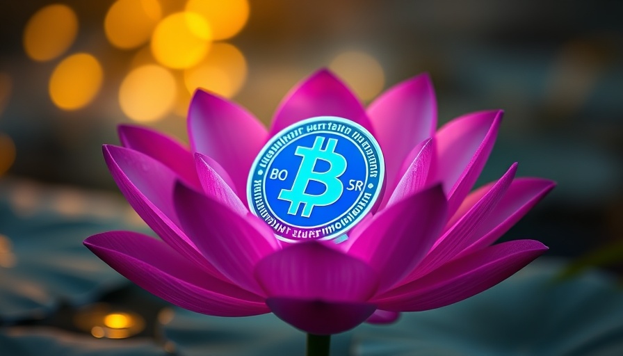 Best new crypto presale to buy in 2025: futuristic coin in lotus.