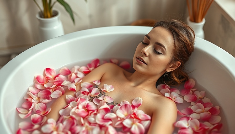 Relaxing floral bath at Asia Pacific’s Best Wellness Resort.