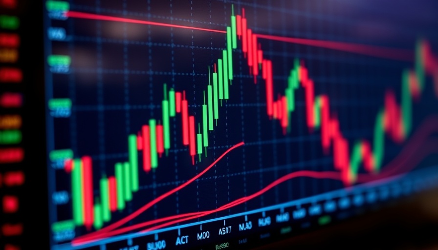 Candlestick chart showing PUMP Crypto Price Prediction trends.