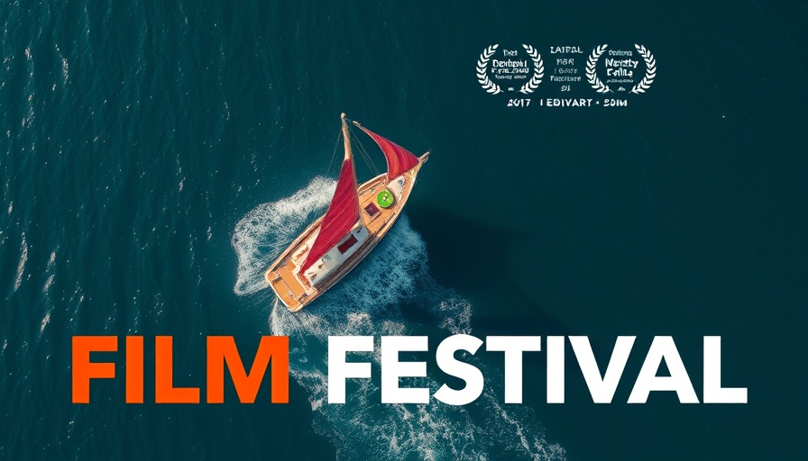 Cinemalaya Film Festival poster featuring a colorful sailboat on a blue ocean.