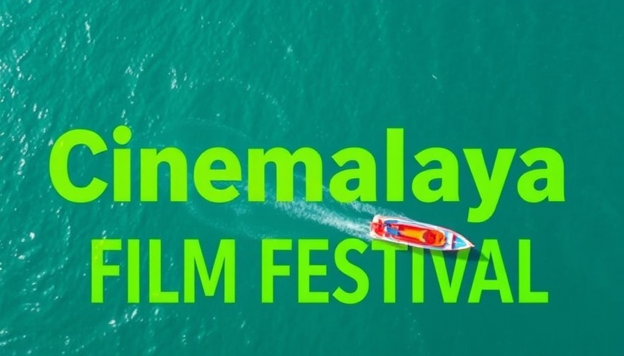 Cinemalaya Film Festival 2025 vibrant poster with colorful boat and text.