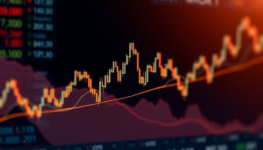 Dynamic Bitcoin price chart indicating potential peak before Fed rate changes.