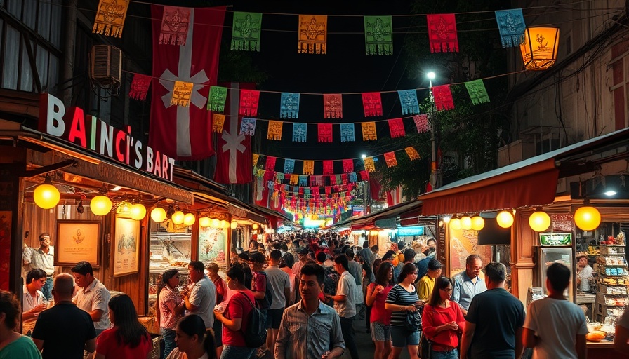 Bustling Chiang Mai market night scene perfect for digital nomads.