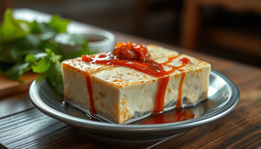 Taiwanese stinky tofu close-up, Experience Taiwan Culinary Journey.