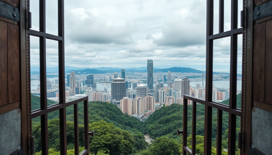 Cijin Island day trip featuring Kaohsiung city panorama.
