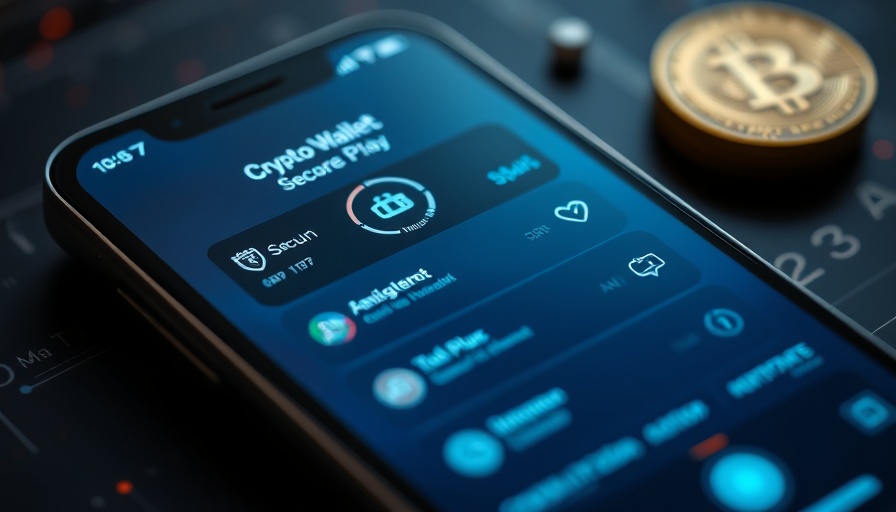 Secure crypto wallet discount on sleek mobile interface.