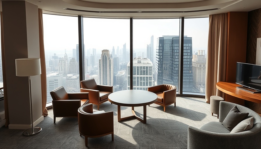 Luxurious hotel suite in Edmonton with city view, featured in Edmonton's Best Hotels Promotion.