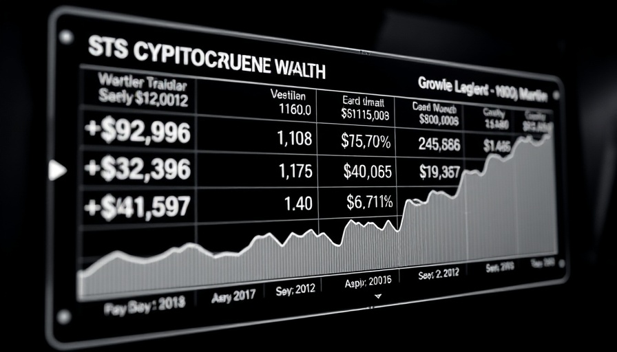 Cryptocurrency wealth statistics table showing increase in crypto millionaires.