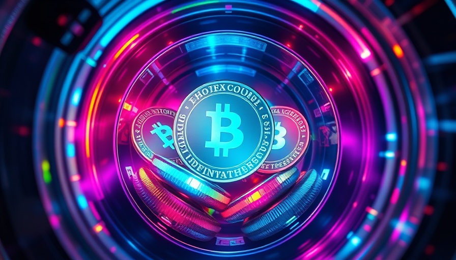 Vibrant digital coins in a transparent vault, hidden gem cryptos.