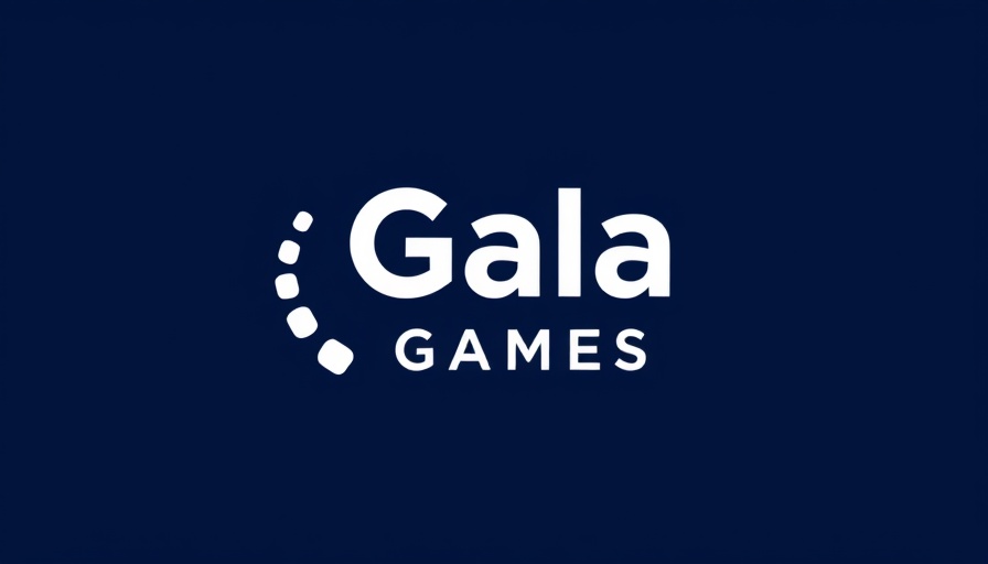 Gala Games logo on a blue gradient background.