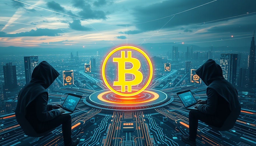 Futuristic Bitcoin custody platform security digital illustration.