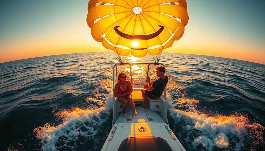 Parasailing over ocean at sunset highlighting adventure travel safety tips.