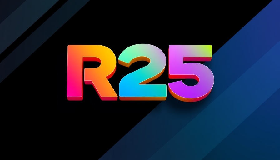 Logo of R25 with gradient design for Institutional-Grade Real-World Assets on Polygon