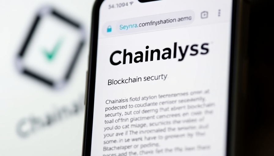 Chainalysis site showing blockchain security focus.