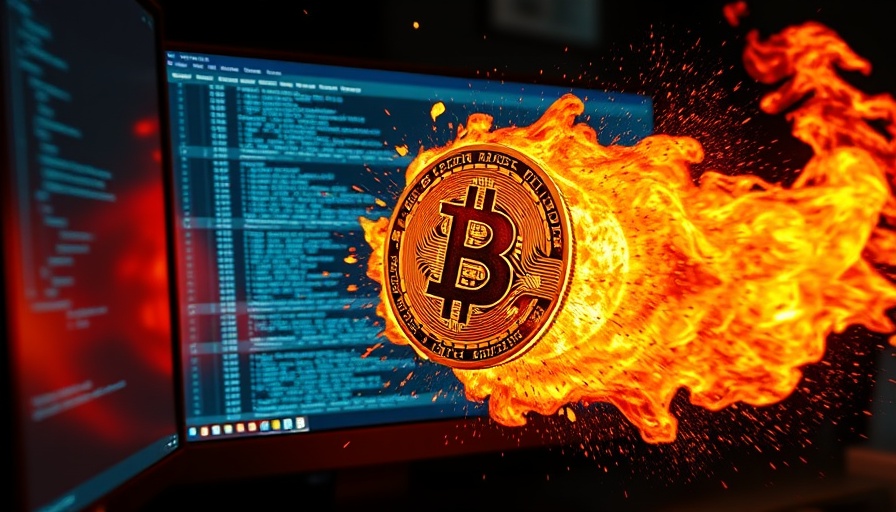 Bitcoin price surge amidst government shutdown visualized as fiery burst.