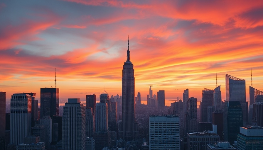 New York City skyline at sunset, activities for a week in New York City