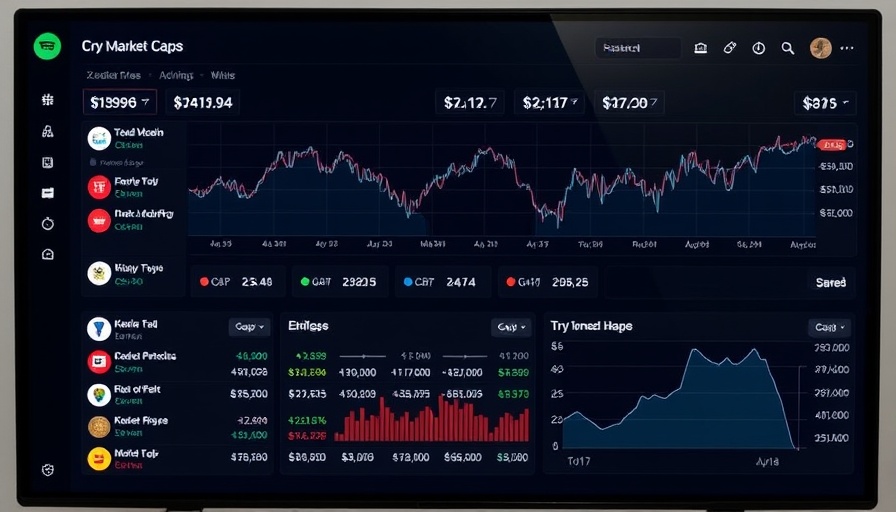 Cryptocurrency market cap chart showing market trends.