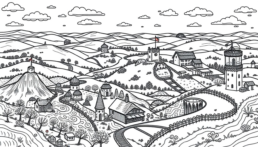 Ireland coloring pages depicting iconic Irish landmarks and symbols.