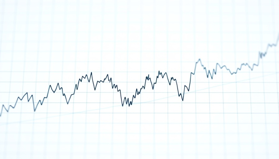 Fluctuating crypto market trends on white background.
