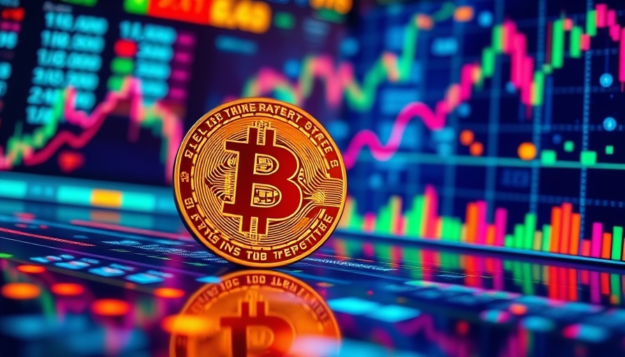 Dogecoin Price Analysis with vibrant crypto market scene and Bitcoin.